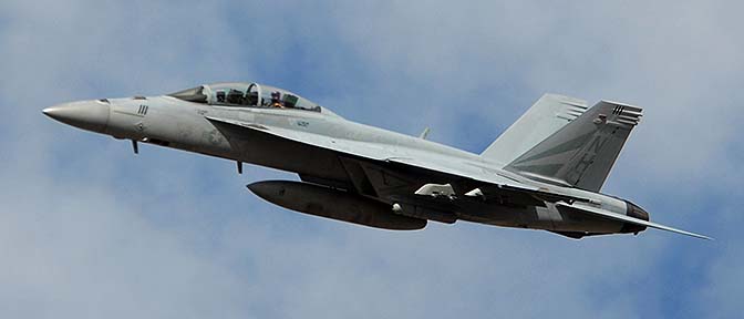 Boeing F/A-18F Hornet from Lemoore Naval Air Station.